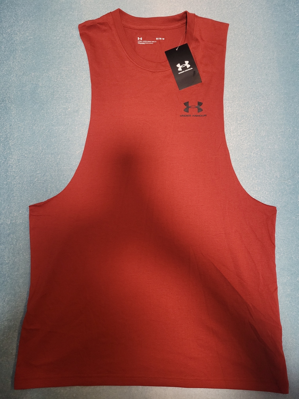 Under Armour Men's Red Muscle Tank Top